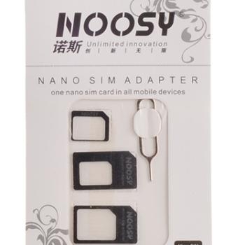 Adapter SIM Zestaw Nano Sim/Micro,Micro Sim i Nano/Sim (NOOSY 3w1) - 127266