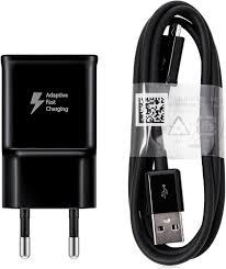 Ładowarka Sieciowa Samsung EP-TA20EBE 2A USB Fast Charger + Kabel ECB-EP-DG950CBE USB Typ C Czarny - 139147