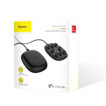 Ładowarka Indukcyjna Baseus z przyssawkami WXXP-01 Czarny - 140652