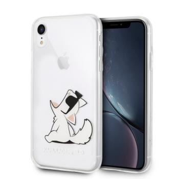 Markowy Hard Case Karl Lagerfeld Choupette Fun Apple iPhone XR Przezroczysty Wzór 1 - 186973