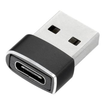 Adapter USB Typ C na USB Czarny - 145629