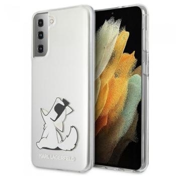 Markowy Hard Case Karl Lagerfeld Choupette Fun Samsung Galaxy S21 Ultra Przezroczysty - 187382