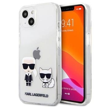Markowy Hard Case Karl Lagerfeld Ikonik & Choupette Apple iPhone 13 Mini Przezroczysty - 187463