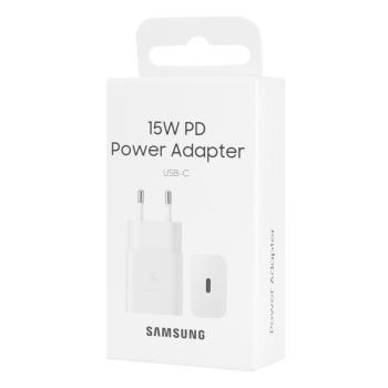 Ładowarka Sieciowa USB Typ C Samsung Fast Charger EP-T1510NBEGEU 2A 15W Biały - 148321
