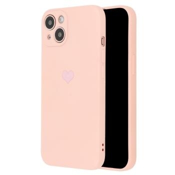 Silicone Heart Case Apple iPhone 12 Pro Wzór 1 Różowy - 149708