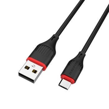 Kabel USB Micro USB Borofone BX17 Enjoy 2A 1m Czarny - 149721