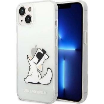 Markowy Hard Case Karl Lagerfeld Choupette Fun Hard Case Apple iPhone 14 Plus Przezroczysty Wzór 1 - 187525