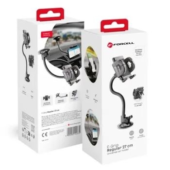 Uchwyt do szyby Forcell Regular (27 cm) Czarny - 154546