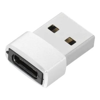 Adapter Typ C do USB A srebrny - 154594