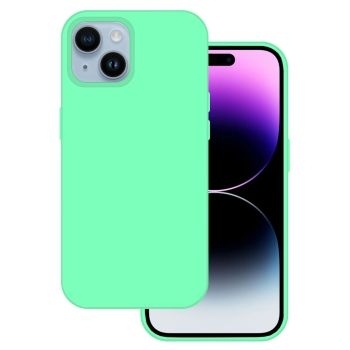 Silicone Case Premium Apple iPhone 15 Miętowy - 156756