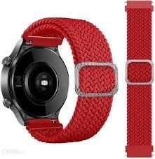 Pasek Smartwatch pleciony 20mm Czerwony - 159480
