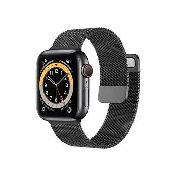 Pasek bransoletka mediolańska Apple Watch 38/40/41mm Czarny - 160777