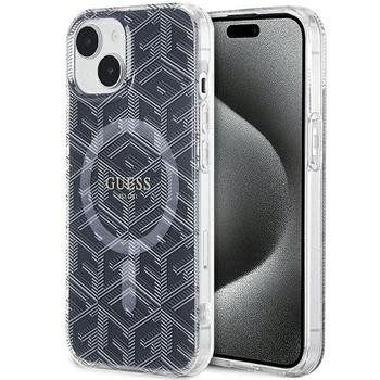 Markowy Hard Case Guess IML GCUBE Apple iPhone 15 Czarny - 201876