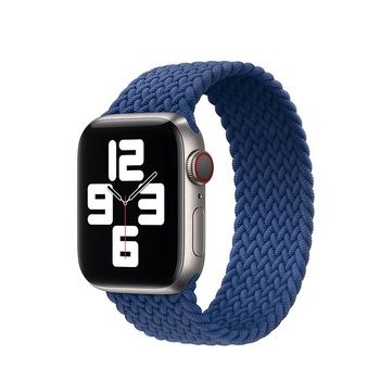 Pasek pleciony Apple Watch 42/44/45/49 Wzór 1 Granatowy - 169812
