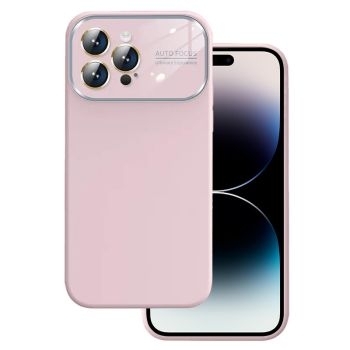 Soft Silicone Lens Case Apple iPhone 15 Plus Jasny Różowy - 169823