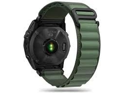 Pasek Smartwatch Nylonowy Pro Garmin Fenix 5 / 6 / 6 Pro / 7 Zielony - 170850