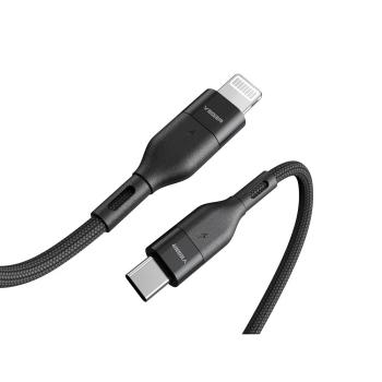 Kabel Typ C do iPhone Lightning PD 3A 27W Veger CL01 1,2 m Czarny - 173834