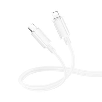 Kabel Typ C na Lightning Borofone BX112 Lemon PD 27W 1m Biały - 182612