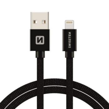 Kabel USB na Lightning Swissten Textile 3A 1,2m Czarny - 182721