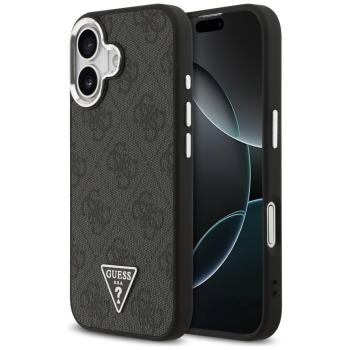 Markowy Hard Case Guess PU 4G W/Triangle Logo SL Apple iPhone 17 Czarny - 192216