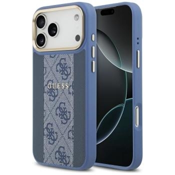 Markowy Hard Case Guess PU W  4G Stripe Apple iPhone 17 Pro Max Niebieski - 192660