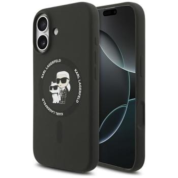 Markowy Hard Case Karl Lagerfeld Silicone KC Body Ring Apple iPhone 17 Czarny - 192672