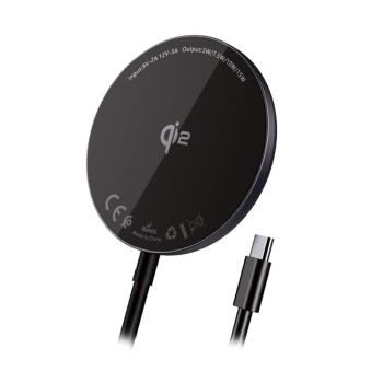 Ładowarka Indukcyjna magnetyczna Magsafe Blavec BQI-03 Qi2 15W Czarny - 207096