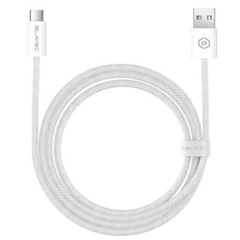 Kabel oplot USB na Typ C Blavec Candy PD 60W 3A 1m Apple CarPlay/Android Auto Biały - 192905