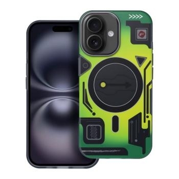 Markowy Silikon Forcell F-Protect Levels Dual Layer 4D Apple iPhone 16 Cyber Green - 193892