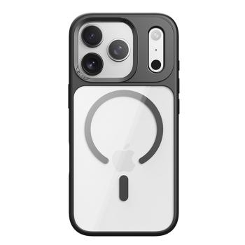 Markowy Armor Case Rock Guard Series Magnetic Apple iPhone 17 Pro Przezroczysty/Czarny - 194055