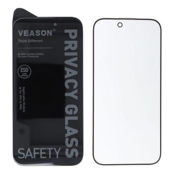 Szkło Hartowane 6D Pro Veason Privacy Glass Apple iPhone 17 Czarny - 196036