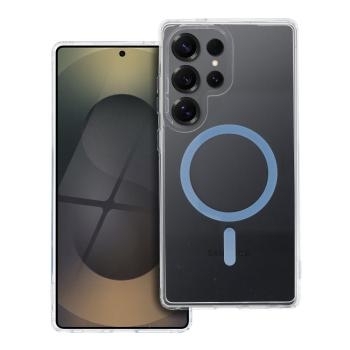 Drop Glue Colorful Ring Mag Cover Samsung Galaxy S25 Ultra Jasny Niebieski - 196143