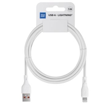 Kabel USB A do Lightning Blue Star 2,4A ECO 1m Biały - 197122