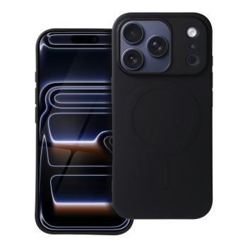 Silicone Mag Cover Apple iPhone 17 Pro Czarny - 197789