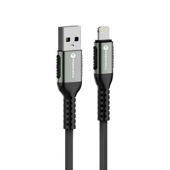 Kabel USB A do Lightning Forcell F-Energy 2,4A 12W Cafule 0,25m C257 Czarny - 197911
