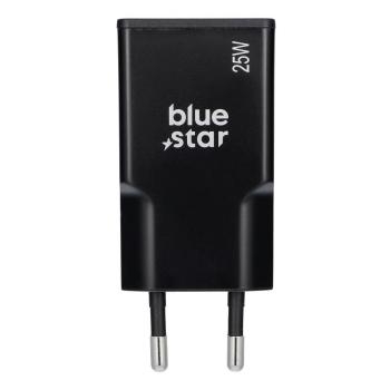 Ładowarka sieciowa Typ C + USB A Blue Star Slim GaN QC4.0 PD 3A 25W Czarny - 197915