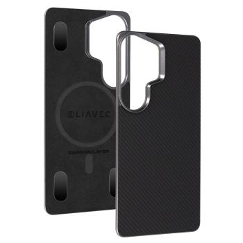 Markowy Armor Case Liavec Carbon Layer Magsafe Aramid Fiber Cover Samsung Galaxy S26 Ultra Czarny - 198717