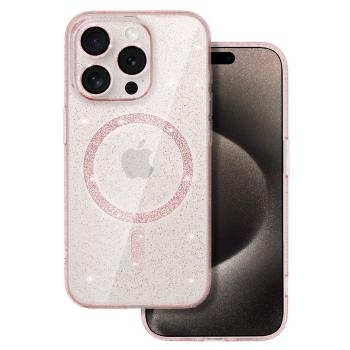 Glitter Magsafe Case Apple iPhone 11 Różowy Clear - 200920