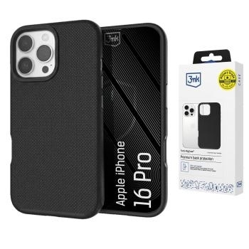 Markowy Armor Case 3mk Fortis MagCase Apple iPhone 16 Pro Czarny - 201144