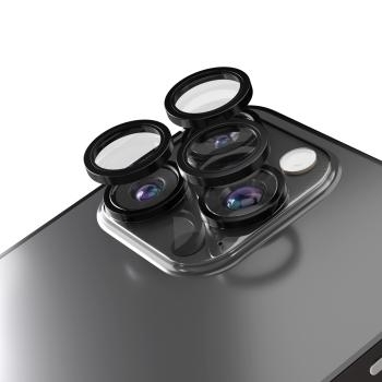 Szkło na aparat Etteri Apple iPhone 16 Pro / 16 Pro Max Czarny - 201604