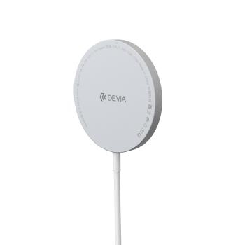 Ładowarka Indukcyjna magnetyczna 15W Devia Smart Biały - 201937