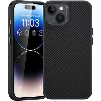 Markowy Armor Case Benks Magnetic Hybrid Armor Pro Kevlar Metal Frame 600D Apple iPhone 15 Plus Czarny - 205461