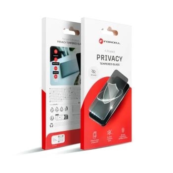 Szkło Hartowane Forcell Privacy Glass Apple iPhone 13 Pro / 14 Czarny - 205819