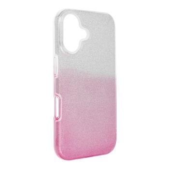 Shining Case Apple iPhone 16 Różowy/Przezroczysty - 206403