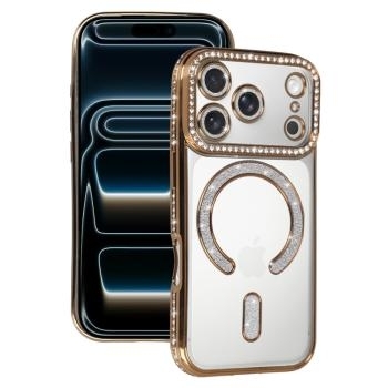 Bling Magsafe Case Apple iPhone 17 Pro Max Złoty - 206430