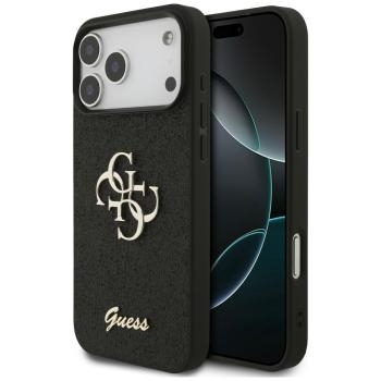 Markowy Hard Case Guess Fixed Glitter Big 4G Apple iPhone 17 Pro Max / 18 Pro Max Czarny - 208164