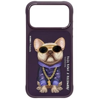 Markowy Hard Case Nimmy Glasses Cool Dog Apple iPhone 18 Pro / 17 Pro Fioletowy - 208109