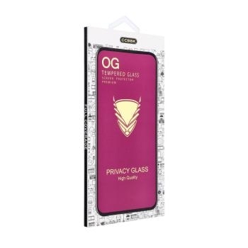 Szkło Hartowane 6D OG Premium Privacy Glass Apple iPhone iPhone 18 Pro Max Czarny - 208405