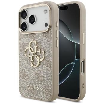 Markowy Hard Case Guess PU W/ Big 4G Classic Logo Apple iPhone 18 Pro / 17 Pro Różowy Złoty - 208412