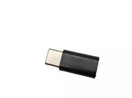 Adapter Micro USB - USB Typ-C Czarny